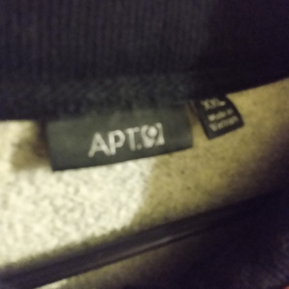 APT9 Mens Zip Up Coat - Picture 2 of 2
